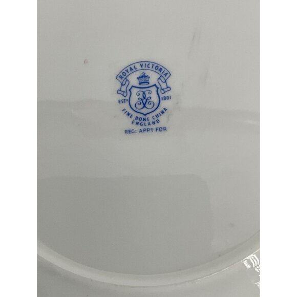 Royal‎ Victoria ROV12 Fine Bone China Floral Salad Dessert Plates Set Of 2 - Picture 3 of 7